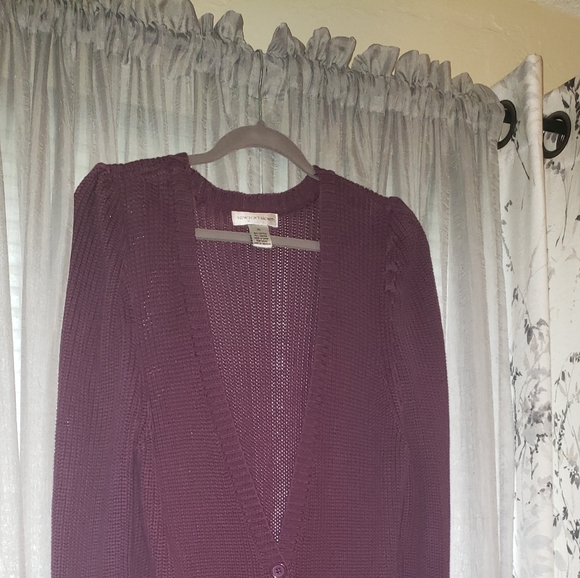 Maxi cardigan cotton blend  L/XL EUC - Picture 2 of 11